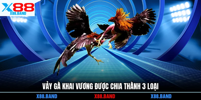 Vảy gà khai vương được chia thành 3 loại